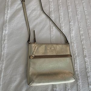 Kate Spade gold crossbody